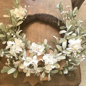 2 door wreaths